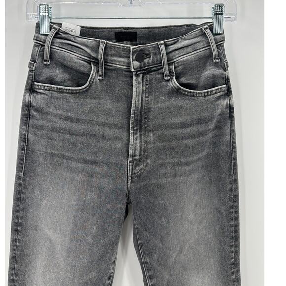 Mother The Hustler High Waist Ankle Bootcut Jeans Northern Lights Gray size 26 - Picture 3 of 9